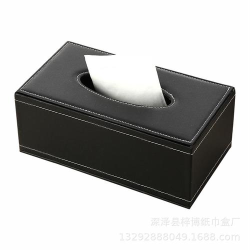 轻奢皮革纸巾盒车载皮质pu抽纸盒商务简约酒店纸抽盒批发